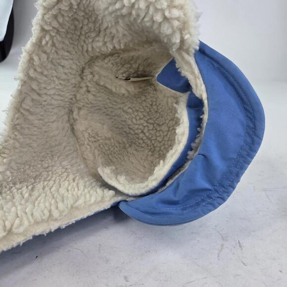 Fjallraven G-1000 Singi Field Earflap Hats Size M Blue Sherpa Winter Beanie - Picture 11 of 12